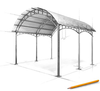 Навесы, металлоизделия и металлоконструкции под заказ