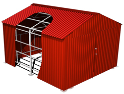 Автомобильный гараж 3,6×6