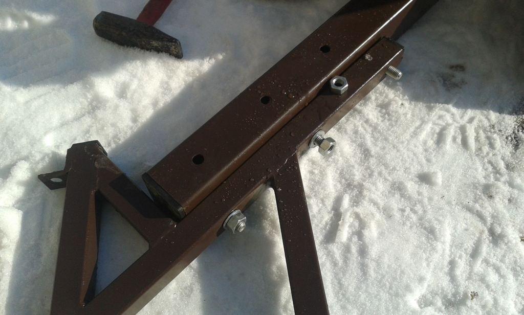 крепление арок к столбам