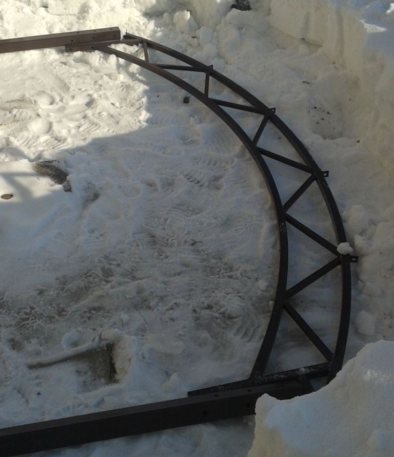 Раскладываем арки и столбы